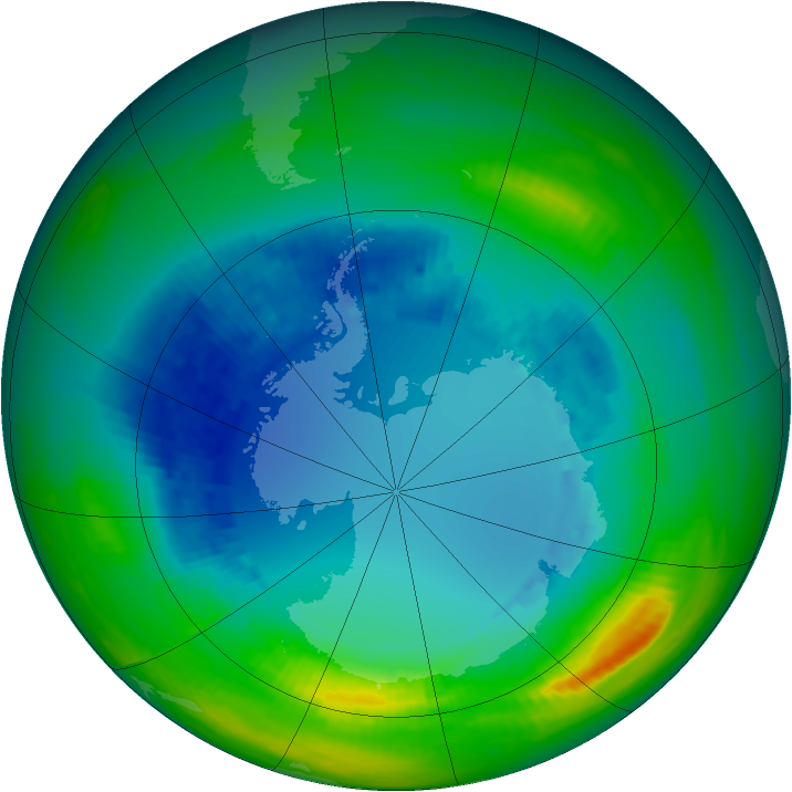 Ozone Map 1988-08-20